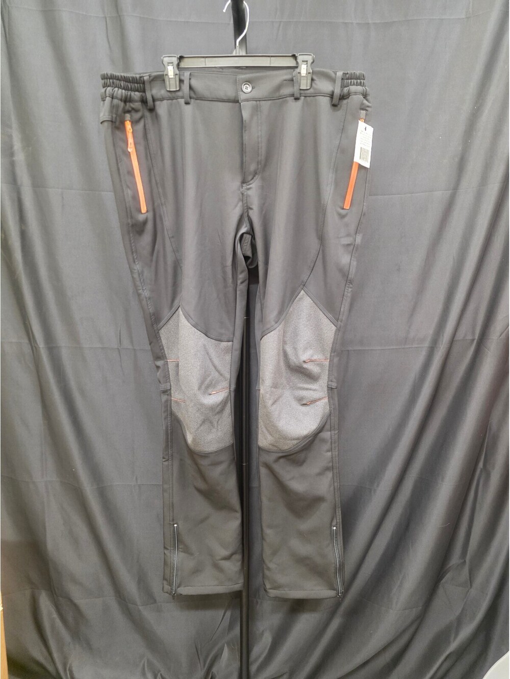 Gash Hao Men’s Waterproof Softshell Snow Ski Pants Fleece Lined Black 42x36